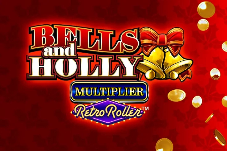 Bells and Holly Multiplier Retro Roller free demo play