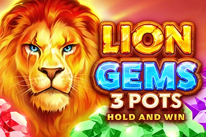 Lion Gems 3 Pots: Hold and Win free demo play
