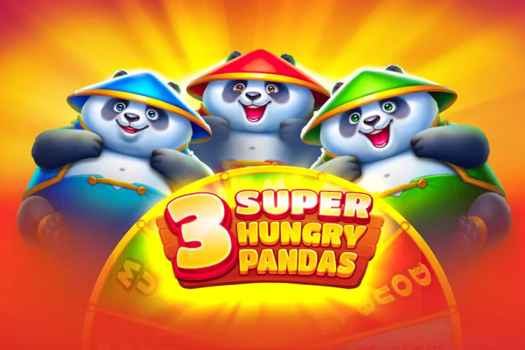 3 Super Hungry Pandas