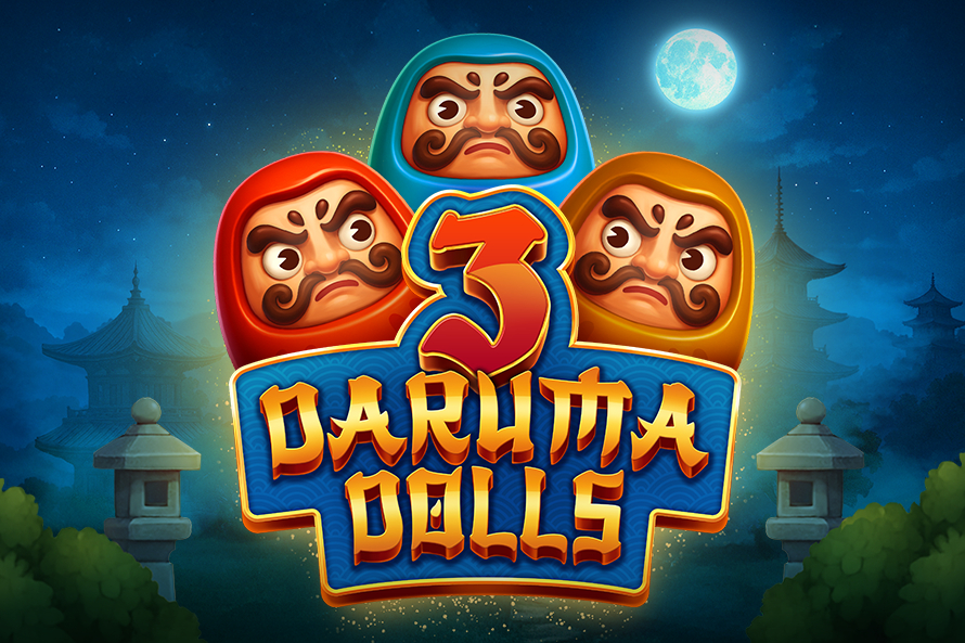 3 Daruma Dolls
