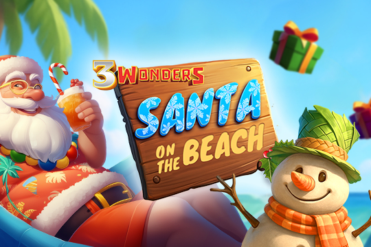 3 Wonders Santa on the Beach free demo play