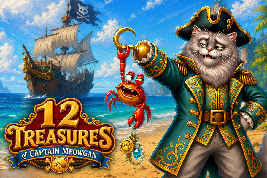 12 Treasures of Captain Meowgan free demo play